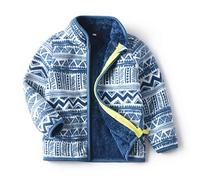 JiAmy Giacca in Pile per Bambini, Capispalla per Autunno Primavera Inverno Transizioni Stagioni Cappotto con Tasche e Cerniera per Ragazzi e Ragazze Fleece Jacket 2-3 Anni