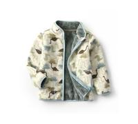 JiAmy Giacca in Pile per Bambini, Capispalla per Autunno Primavera Inverno Transizioni Stagioni Cappotto con Tasche e Cerniera per Ragazzi e Ragazze Fleece Jacket 8-10 Anni