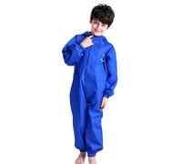 JiAmy Tuta Impermeabile Bambina e Bambino Intera, Impermeabile Bambina con Cappuccio e Strisce Riflettenti, Abbigliamento Antipioggia per Scuola e Gioco 2-14 Anni