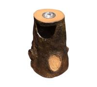 Jian1004 Cestino per rifiuti all'aperto, Cestino for rifiuti di ceppi d'albero - Cestino for parchi all'aperto, Rifiuti for il riciclaggio del paesaggio
