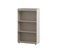 Jian1004 Librerie piccole Piccolo supporto portaoggetti mobile bifacciale for libreria in ferro Libreria da tavolo