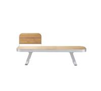 Jian1004 Panchine da giardino Park ChairSeduta for il tempo libero in legno massello e acciaio inossidabile for esterniSedia for patio all'aperto(120cm)