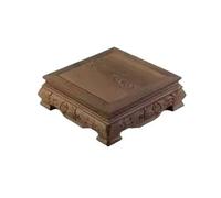 Jian1004 Vassoio per vasi di Fiori, Espositore for Statuette con piedistallo Rettangolare in Legno Intagliato Cinese for Set da tè(L)