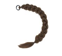 JIANBOHAIRS 2 Pezzi Di Extension For Coda Cavallo Intrecciate Elastici Capelli Morbidi Sintetici Donne E Ragazze, Da Indossare Tutti I Giorni, 24 Pollici Daily Wear(8)