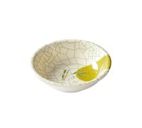 JIANBOHAIRS 3.5 Inches Flower Shape Ceramic Sauce Dish,Mini Side Seasoning Dish for Seasoning, Appetizer, Vinegar, Ketchup