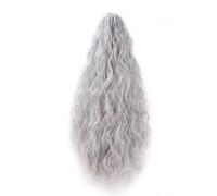 JIANBOHAIRS Estensione coda di cavallo lunga e ondulata, parrucchino sintetico da 20" con clip for artiglio riccio for donna, soffice e naturale, for l'uso quotidiano Daily Wear(3904)
