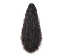 JIANBOHAIRS Estensione coda di cavallo lunga e ondulata, parrucchino sintetico da 20" con clip for artiglio riccio for donna, soffice e naturale, for l'uso quotidiano Daily Wear(2)