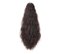 JIANBOHAIRS Estensione coda di cavallo lunga e ondulata, parrucchino sintetico da 20" con clip for artiglio riccio for donna, soffice e naturale, for l'uso quotidiano Daily Wear(4)