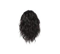 JIANBOHAIRS Extension Capelli Sintetici Corti, Ricci E Ondulati, Leggeri Strati 14 Pollici, Code Di Cavallo Con Coulisse For Donne, Fermaglio For Coda Clip Daily Wear(Natural Color)