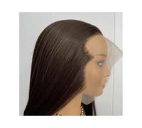 JIANBOHAIRS Parrucca da costume antico for donna, parrucche lunghe e dritte in pizzo frontale for cosplay, densità 150 for Thinning Hair(Brown,24 inch)