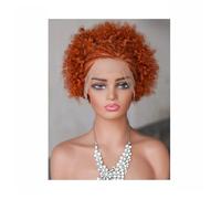 JIANBOHAIRS Parrucca di capelli umani ricci 13x4 con pizzo frontale pre-pizzicato e pre-treccia for donne nere, densità 250 for Thinning Hair(350)