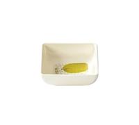 JIANBOHAIRS Sauce Bowls Piatto in ceramica for salsa di soia, contorni rettangolari, ciotole for salse, ketchup, condimenti for sushi for Seasoning, Appetizer, Vinegar, Ketchup(Small)