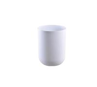 JIANBOHAIRS Waste Paper Basket Small Trash Can Wastebasket Recycling Bin for Compact Spaces Bathroom, Office, Bedroom, Kitchen(White,Small)