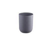JIANBOHAIRS Waste Paper Basket Small Trash Can Wastebasket Recycling Bin for Compact Spaces Bathroom, Office, Bedroom, Kitchen(Gray,Small)