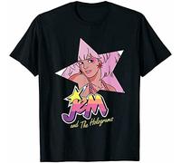 JIANBRAND Jem And The Holograms And Outrageoblack T-Shirt Teenager Jerrica Black XL