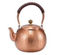 Jiangbered Bollitore da 1500 Bollitore Rame Versamento Preciso in Rame Tradizionale Teiera con Coperchio e Pomello per Tavolo da Tè