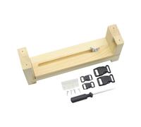 Jiangbered Jig per Braccialetti Telaio per Fai da Te Creatore di Portachiavi Strumento in Legno con Lunghezza Estensibile Adatto per Adulti E, Short Maker Senza Perni