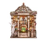 Jiangbered Kit Modellino Casa in Miniatura Padiglione Primaverile con Elementi Decorativi con Accessori E Manuale Adatto per Collezionisti Hobby Creativo E Decorazione Ambienti.