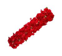 Jiangbered Pannello Floreale Ad Arco, Sfondo Floreale Decorativo Versatile E Realistico, Composizione Floreale per Decorazioni di Matrimoni Ed Eventi, Rosso