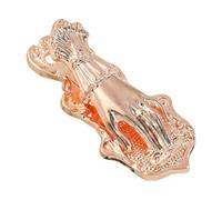 Jiangbered Segnalibro Clip per Pagine Multifunzione Fermaglio Portadocumenti Clip di Metallo Antideformazione Page Holder Vintage Progettato per Durare nel Tempo, Oro Rosa