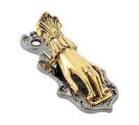 Jiangbered Segnalibro Clip per Pagine Multifunzione Fermaglio Portadocumenti Clip di Metallo Antideformazione Page Holder Vintage Progettato per Durare nel Tempo, Nero E Oro