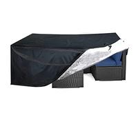 Jianghu Art Copertura per mobili da giardino per esterni, impermeabile, 210 x 100 x 67 cm, copertura per patio in rattan, rettangolare, resistente tessuto Oxford 600D