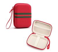 JiangJiangBao Custodia di trasporto compatibile con Trimui Brick Retro Handheld Game Console & Accessori, a prova di goccia, Custodia resistente all'usura (Rosso)