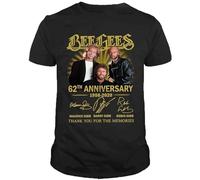 JIANGNANYAN Car Furniture Bee-Gees- 62th Anniversary 1958 Thank You for The Memories Shirt Black