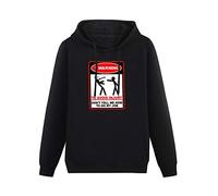 JIANGPANGUANLAN Warning To Avoid Injury Don't Tell Me How To Do My Job Men Hoodies Unisex Tee Black Pullover Sweatshirts XXL