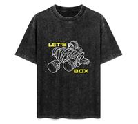 JiangXiaoYu Lets Box Subie Engine T-Shirt Unisex Black Tee S