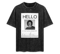 JiangXiaoYu Lionel Richie Hello PIC 2013 Tour T-Shirt Unisex Black Tee XL