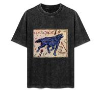 JiangXiaoYu Los Lobos How Will The Wolf Survive Vinyl Cover T-Shirt Unisex Black Tee S