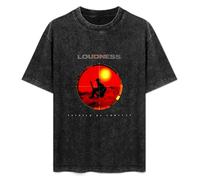 JiangXiaoYu Loudness Soldier of Fortune Logo T-Shirt Unisex Black Tee 3XL