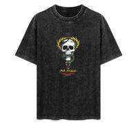 JiangXiaoYu McGill Skull And Snake T-Shirt Unisex Black Tee S