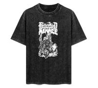 JiangXiaoYu Menace Reanimated By Death T-Shirt Unisex Black Tee XL