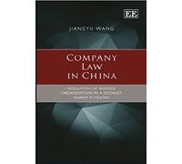 JiangYu Wang Company Law in China (Tascabile)