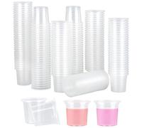 JIANGZHIB 300 Pz Bicchieri in Plastica Trasparente 2cl/20ml, Riutilizzabili Bicchieri Plastica, Multifunzione Bicchieri Plastica Dura per Liquore Plastica per Feste, Compleanni, Matrimoni, Campeggio