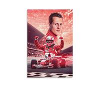 JIANJIE Michael Schumacher - Poster di pittura su tela, con guida in pensione e design creativo, per sport, decorazione da parete