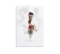 JIANJIE Poster su tela con stella del calcio Ronaldo CR7, decorazione artistica da parete per la stanza del ragazzo (1)