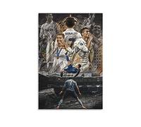 JIANJIE Ronaldo CR7 - Poster con stampa artistica su tela, motivo: stelle del calcio