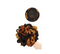 jianjunchaling Nodo sintetico per capelli afro-chignon, coda di cavallo con coulisse, chignon, extension per capelli sintetici (4-27-30)