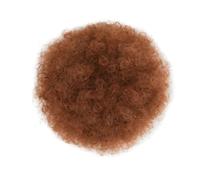 jianjunchaling Pantaloncini Kinky Curly Hair Bun 8" Afro Puff Drawstring Ponytail Hair Extension sintetiche Afro Curly Buns per donne nere Hairpiece Hair Ponytail for Women Girls(HS27)