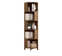 jianjunchaling Scaffale espositivo multilivello, libreria da pavimento a forma di ventaglio, for ufficio, casa, studio e organizzazione. Book Shelf Storage Organizer