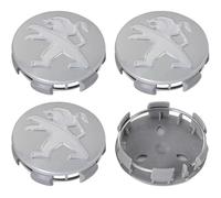 JianJunSuper 4 Pezzi Auto Coprimozzi per Peugeot 508 SW 2010-2014,Coprimozzo Impermeabile Antipolvere Parti Accessori Ruote,E