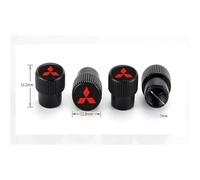 JianJunSuper 4 Pezzi Tappi per Valvole Pneumatici per Mitsubishi Pajero 2012-2015,Resistenti alla Corrosione Tappini Gomme Auto Auto Accessori,C