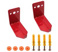 JianLing 2 staffe per estintore fino a 9,1 kg, gancio da parete rosso per estintore