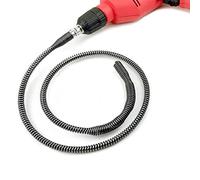 jianpan Serpente per WC con adattatore per trapano elettrico, coclea per WC - rimozione zoccoli, serpente resistente per scarico vasca da bagno, lavandino del bagno, cucina e doccia, detergente per