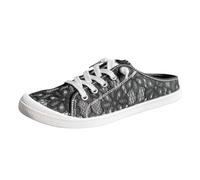 JIANROU Scarpe da ginnastica da donna, per il tempo libero, per camminare, per attività all'aria aperta, a lunga durata, basse, per lo sport, Nero , 36 EU