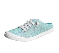JIANROU Scarpe da ginnastica da donna, per il tempo libero, per camminare, per attività all'aria aperta, a lunga durata, basse, per lo sport, Blu, 36 EU
