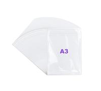 JIANTA 100 Pezzi Buste Cellophane A3 Autosigillanti Trasparenti